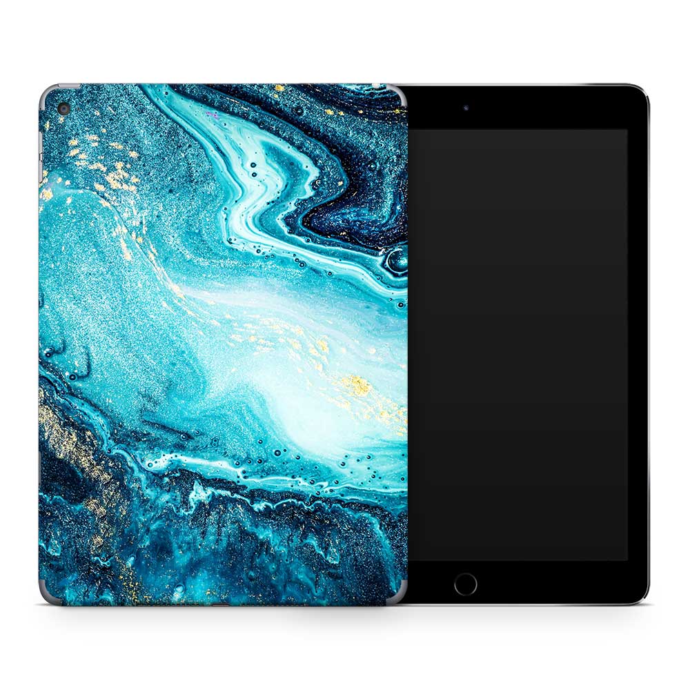 Blue River Marble Apple iPad Air Skin