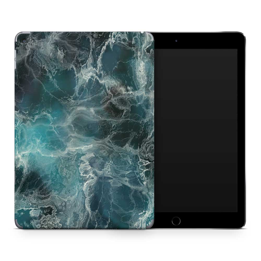 Blue Ocean Marble Apple iPad Air Skin