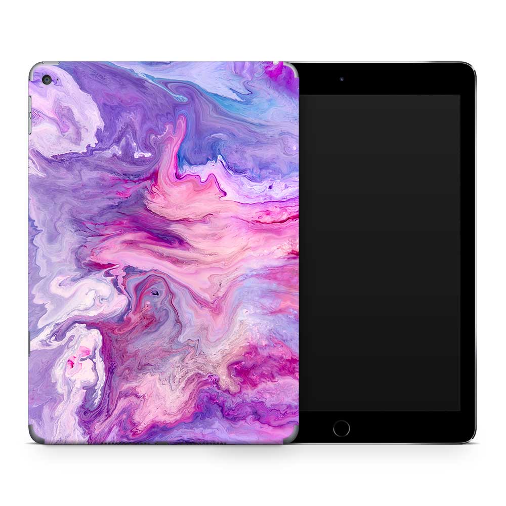 Purple Marble Swirl Apple iPad Air Skin