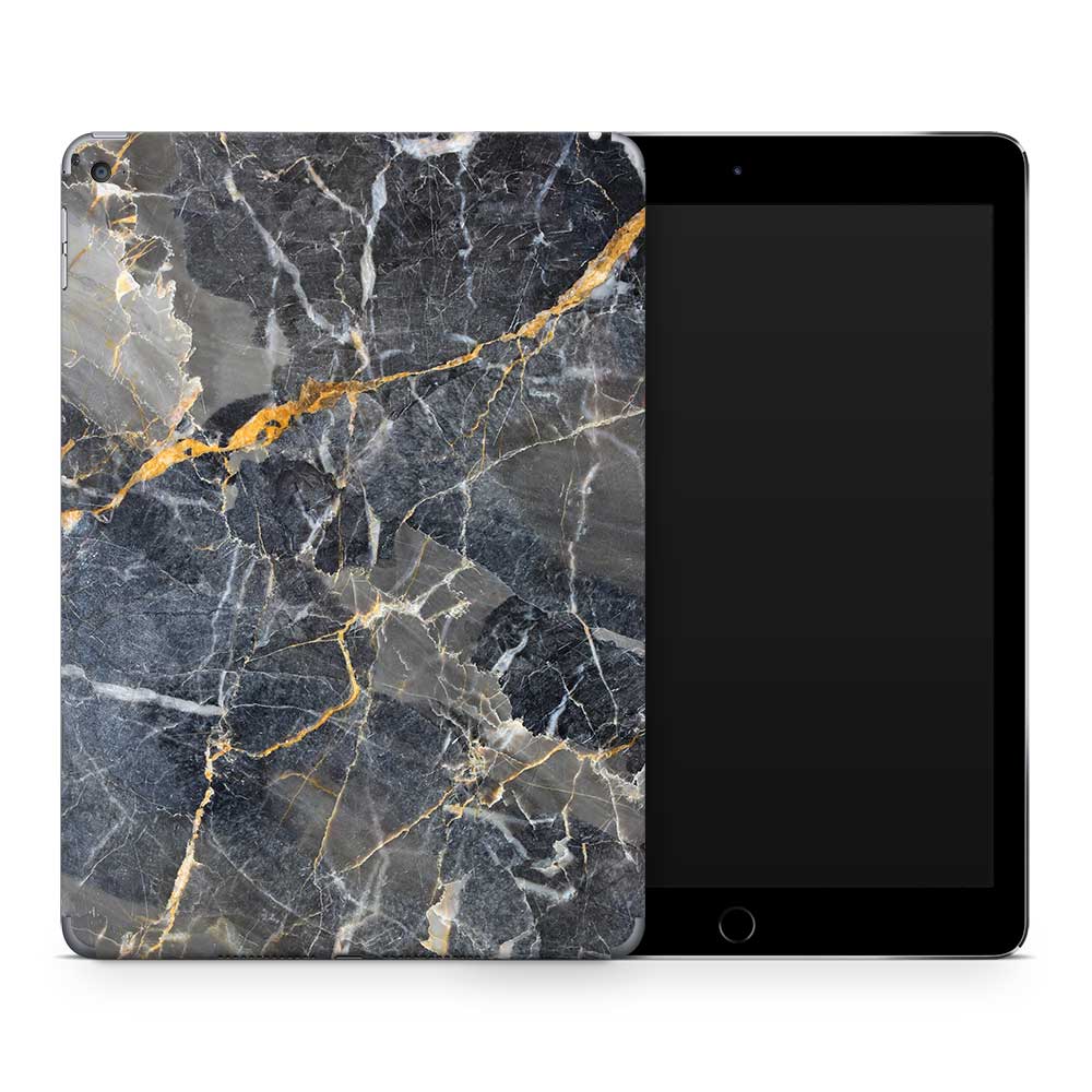 Slate Gold Marble Apple iPad Air Skin