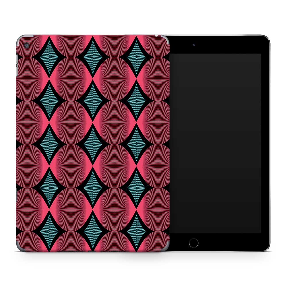 Pink Moire Apple iPad Air Skin