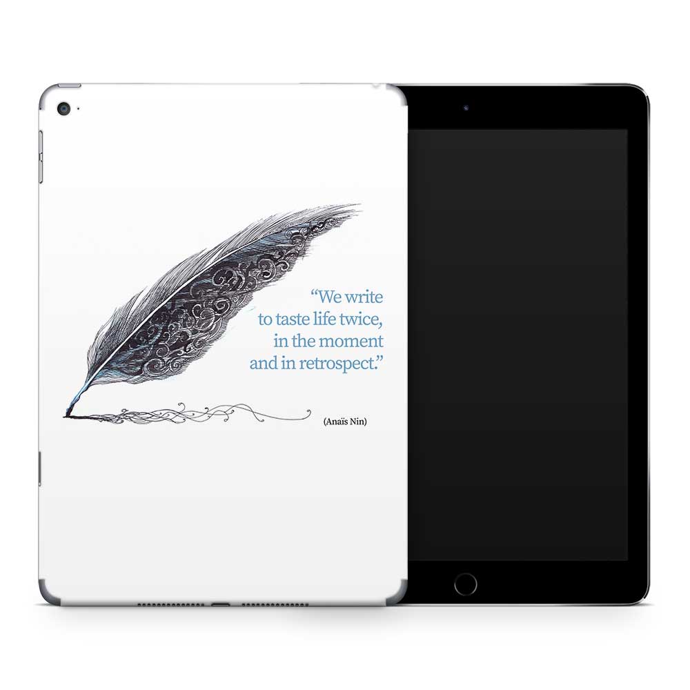 We Write Apple iPad Air Skin