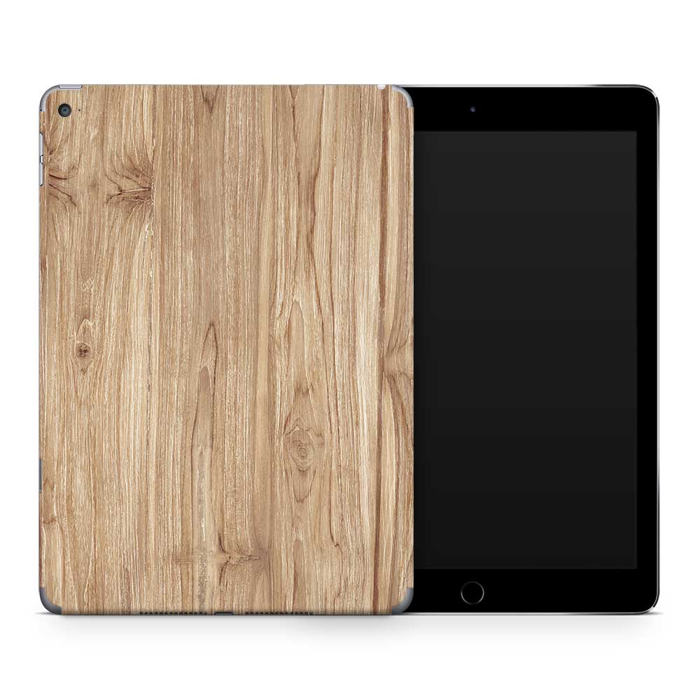 Beech Wood Apple iPad Air Skin