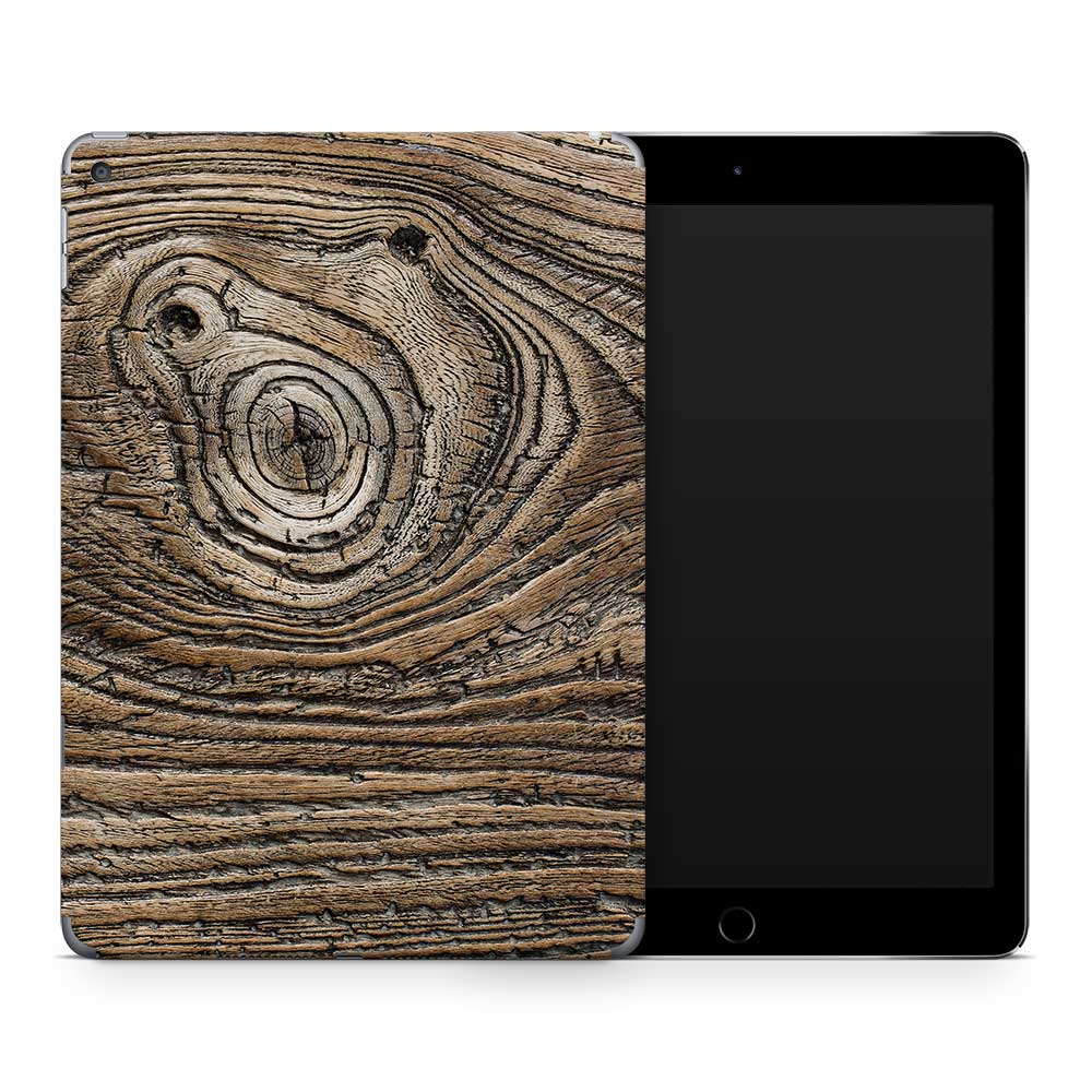 Vintage Knotted Wood Apple iPad Air Skin