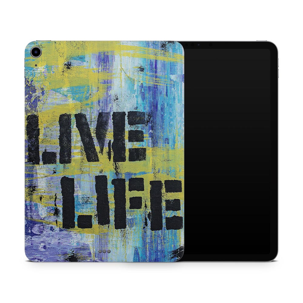 Live Life Apple iPad Air 4 Skin