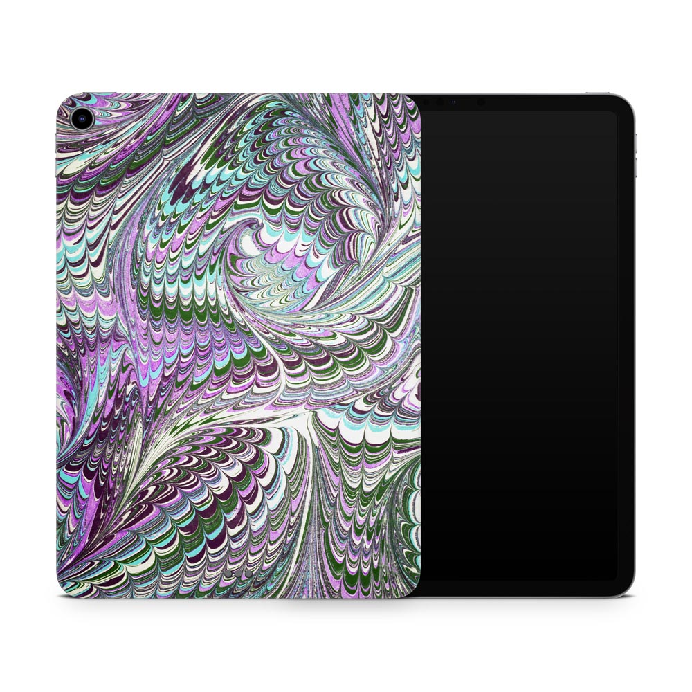 Ebru Marble Apple iPad Air 4 Skin