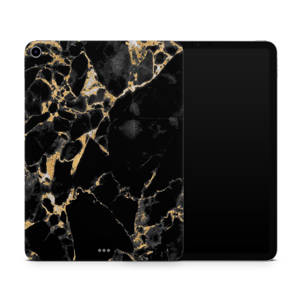 Oro Black Marble Apple iPad Air 4 Skin