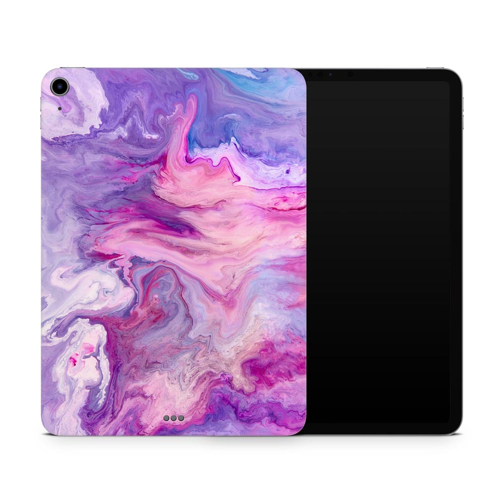 Purple Marble Swirl Apple iPad Air 4 Skin
