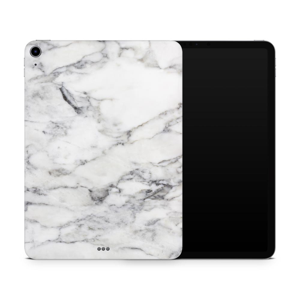 Classic White Marble Apple iPad Air 4 Skin