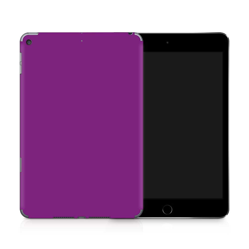 Purple Apple iPad Mini 5 Skin
