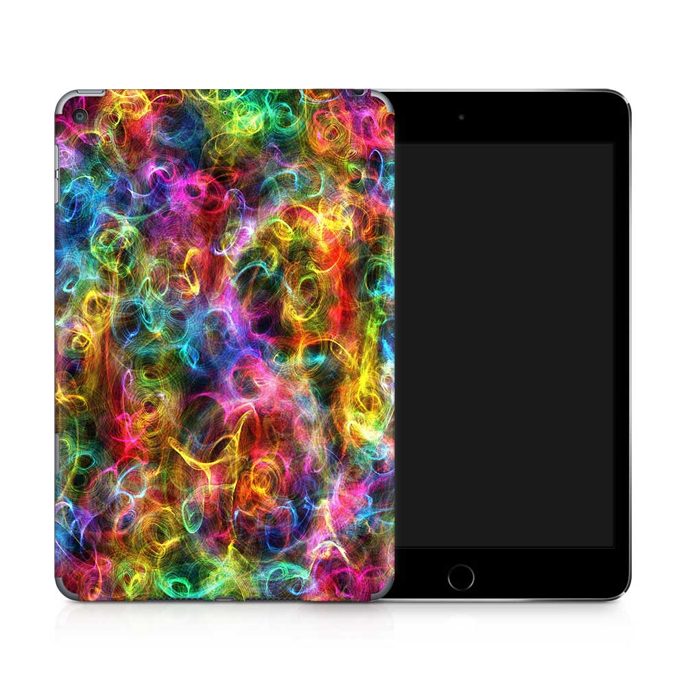 Rainbow Fluffy Apple iPad Mini 5 Skin