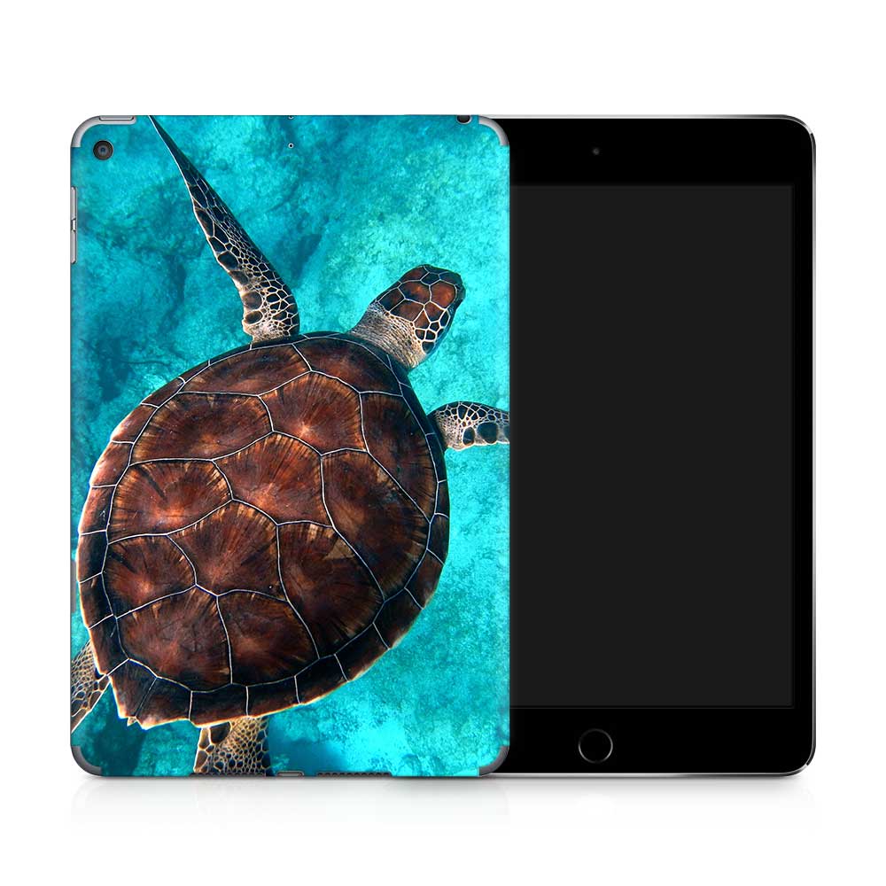 Blue Water Turtle Apple iPad Mini 5 Skin
