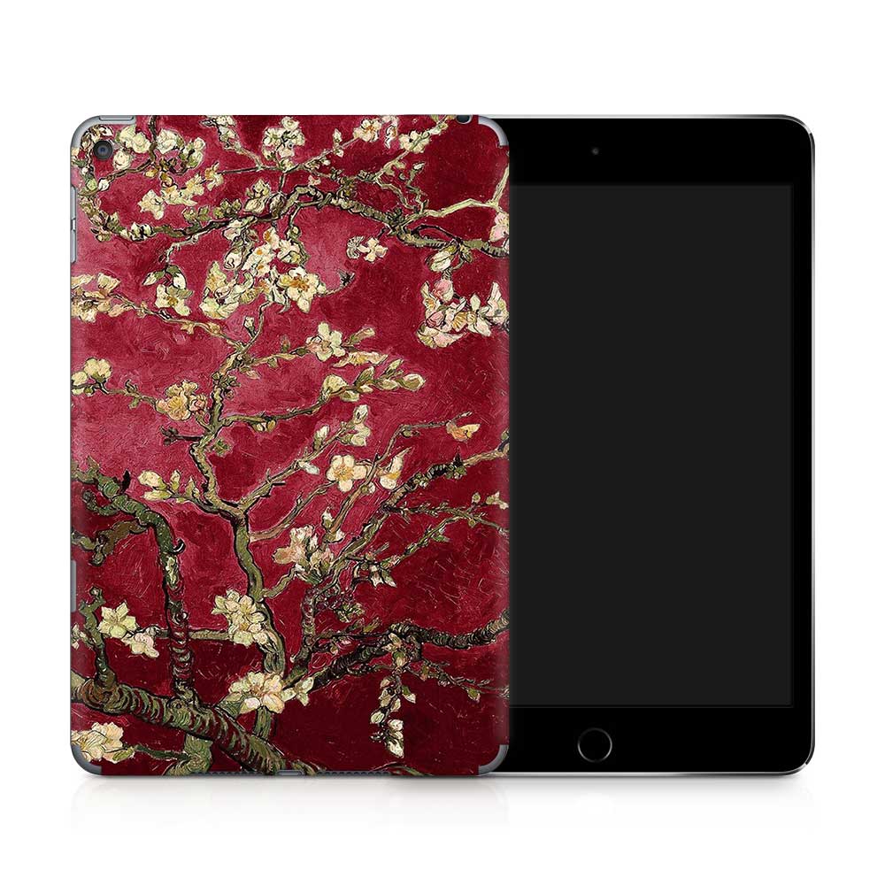 Red Almond Blossoms Apple iPad Mini 5 Skin