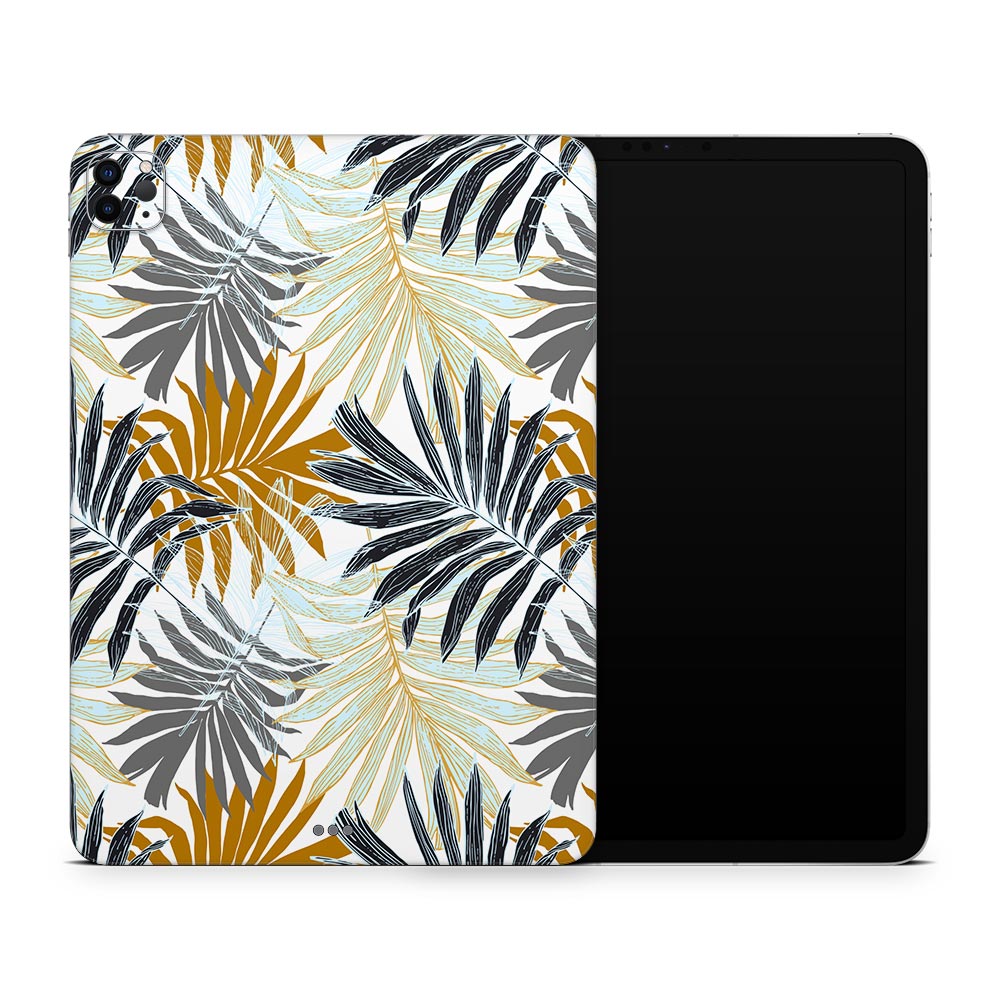 Retro Palm Leaves Apple iPad Pro 11 Skin