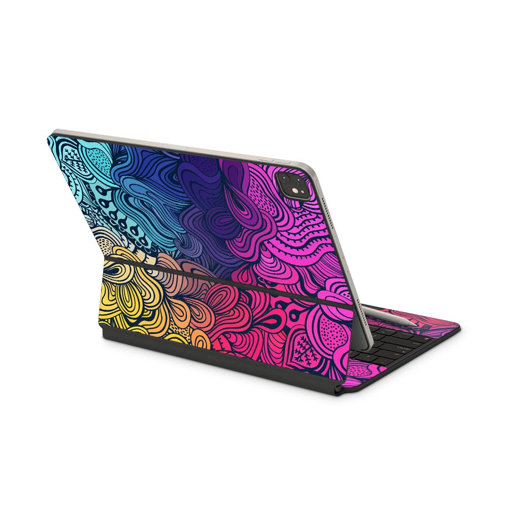 Floral Form iPad Pro (2020) Magic Keyboard Skin
