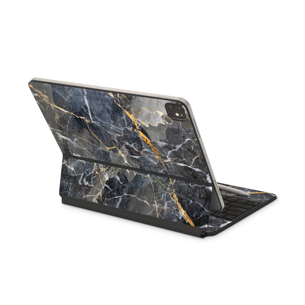 Slate Gold Marble iPad Pro (2020) Magic Keyboard Skin