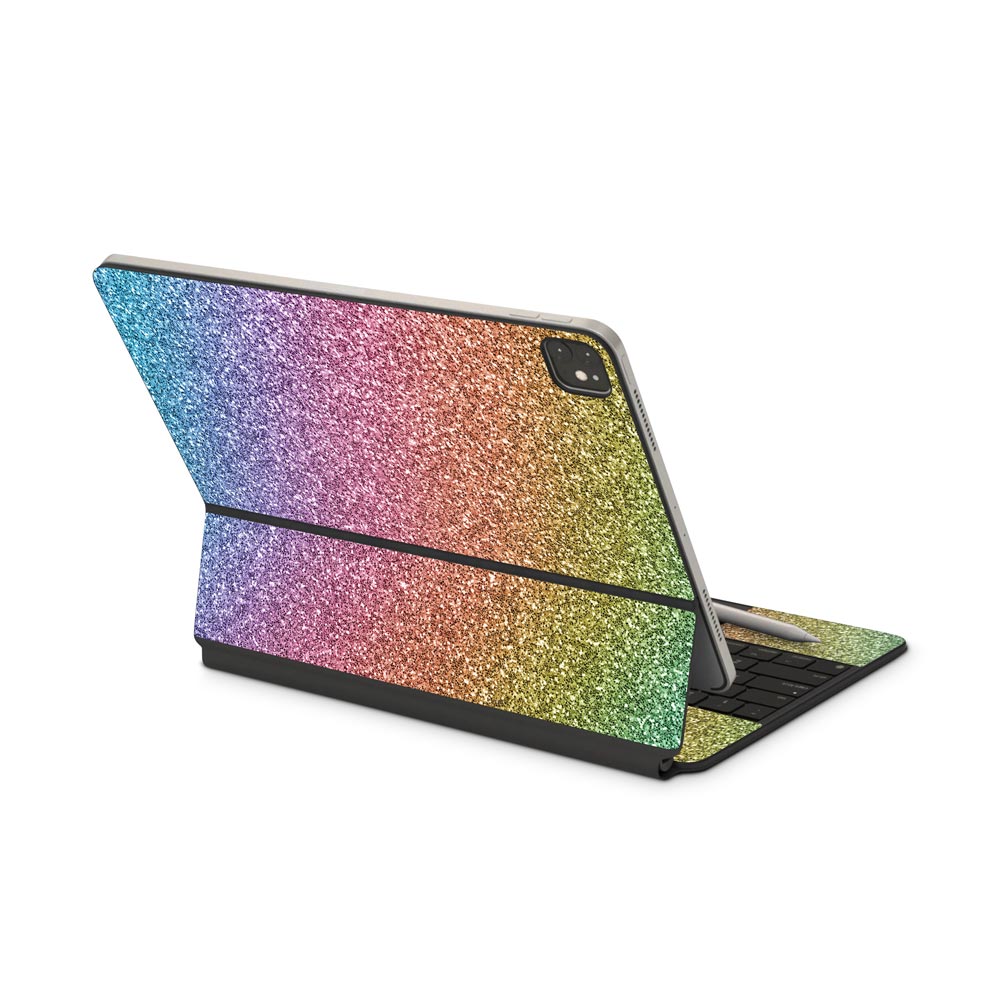 Rainbow Ombre iPad Pro (2020) Magic Keyboard Skin
