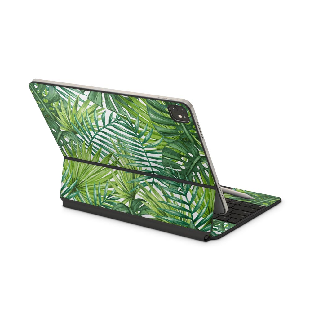 Watercolour Palm Leaves iPad Pro (2020) Magic Keyboard Skin