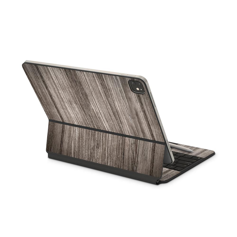 Limed Oak Wood iPad Pro (2020) Magic Keyboard Skin