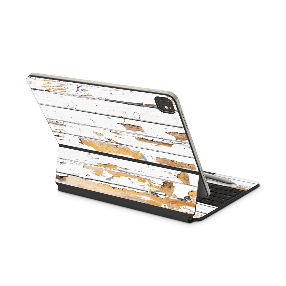 Peeling Wood Panels iPad Pro (2020) Magic Keyboard Skin