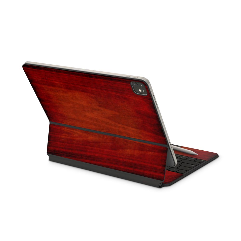 Red Wood iPad Pro (2020) Magic Keyboard Skin