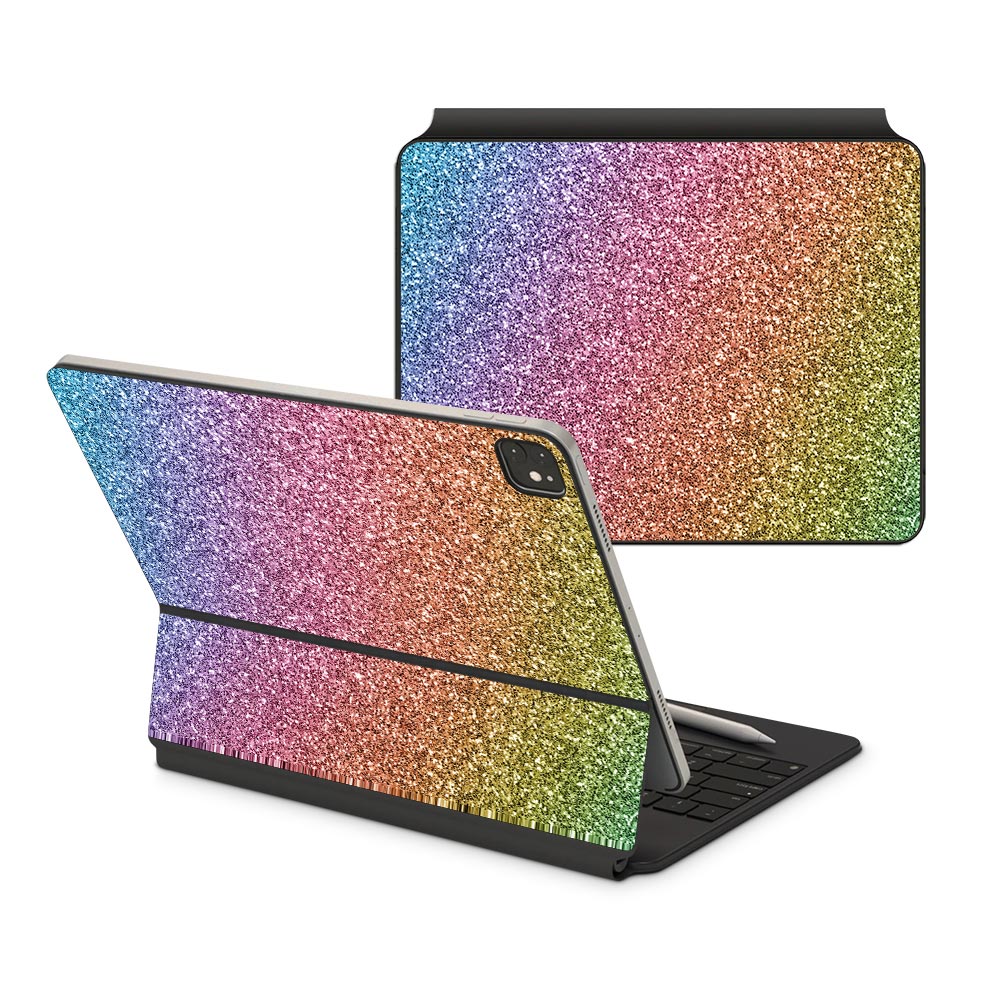 Rainbow Ombre iPad Pro 12.9 (2021) Magic Keyboard Skin