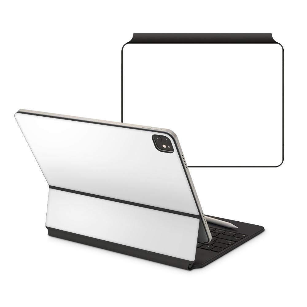White iPad Pro 12.9 (2021) Magic Keyboard Skin