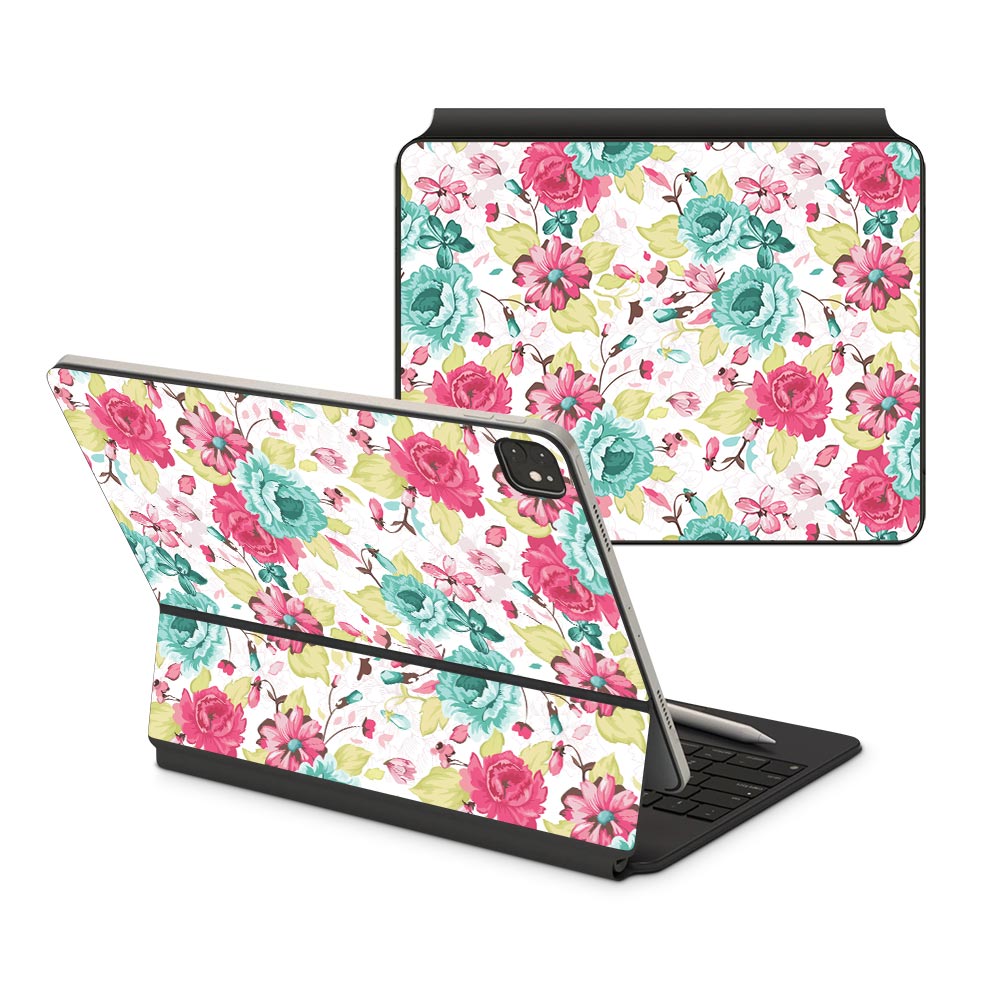 Vintage Flower iPad Pro 12.9 (2021) Magic Keyboard Skin