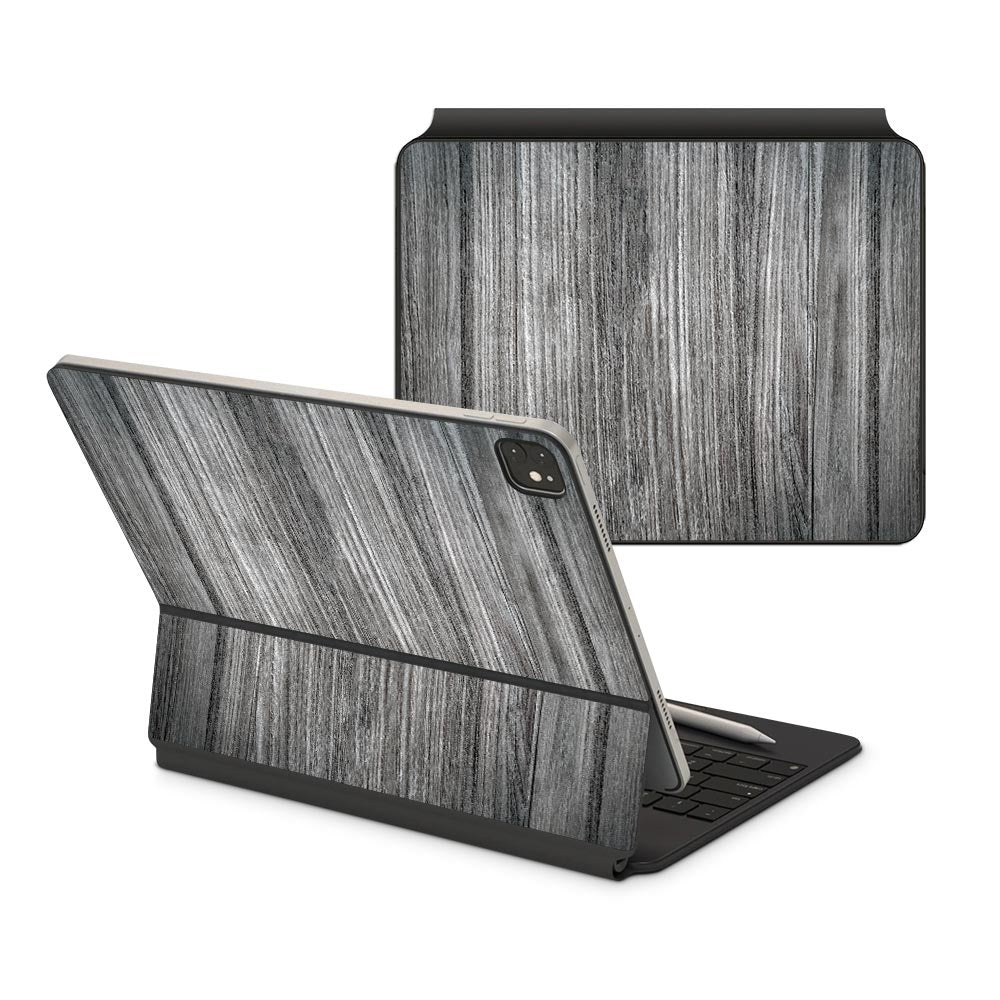 Limed Oak Wood iPad Pro 12.9 (2021) Magic Keyboard Skin