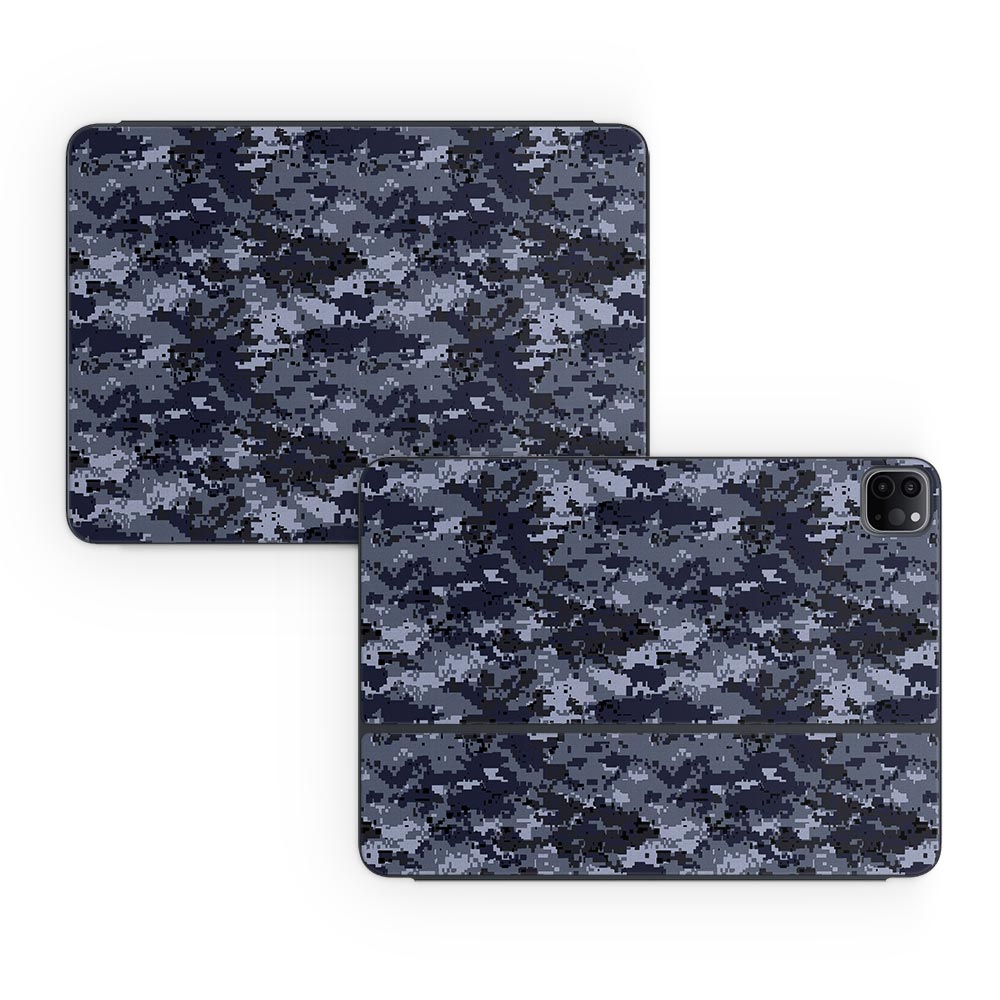 Digital Navy Camo iPad Pro 11 (2020) Smart Keyboard Folio Skin