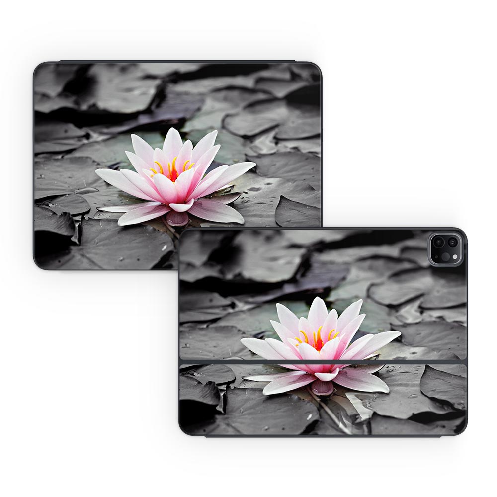 Pink Water Lily iPad Pro 12.9 (2020) Smart Keyboard Folio Skin