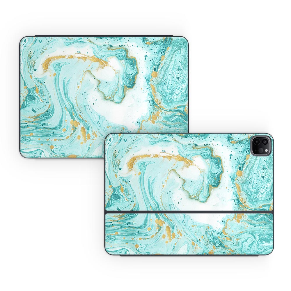Ocean Marble Swirl iPad Pro 12.9 (2020) Smart Keyboard Folio Skin