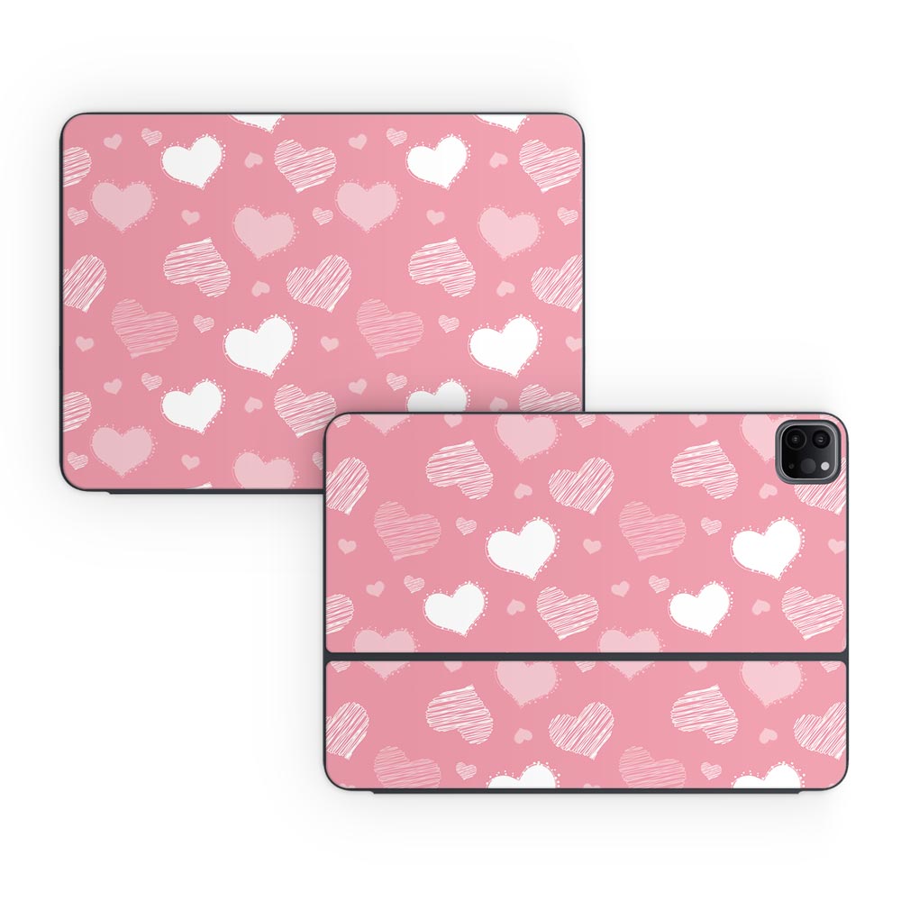 Pink Love iPad Pro 12.9 (2020) Smart Keyboard Folio Skin