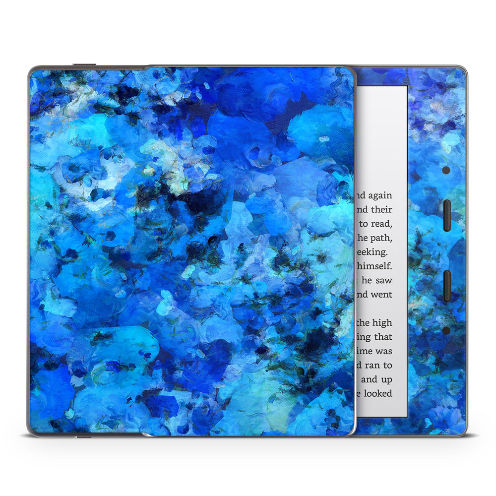 Aqua Blue Kindle Oasis Skin