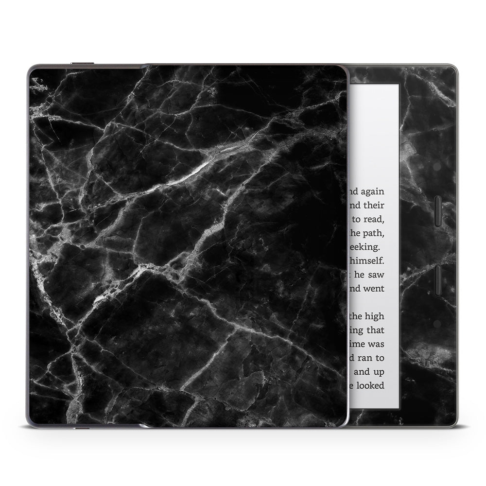 Black Marble Kindle Oasis Skin