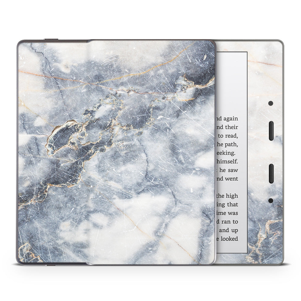 Grey Gold Marble Kindle Oasis Skin