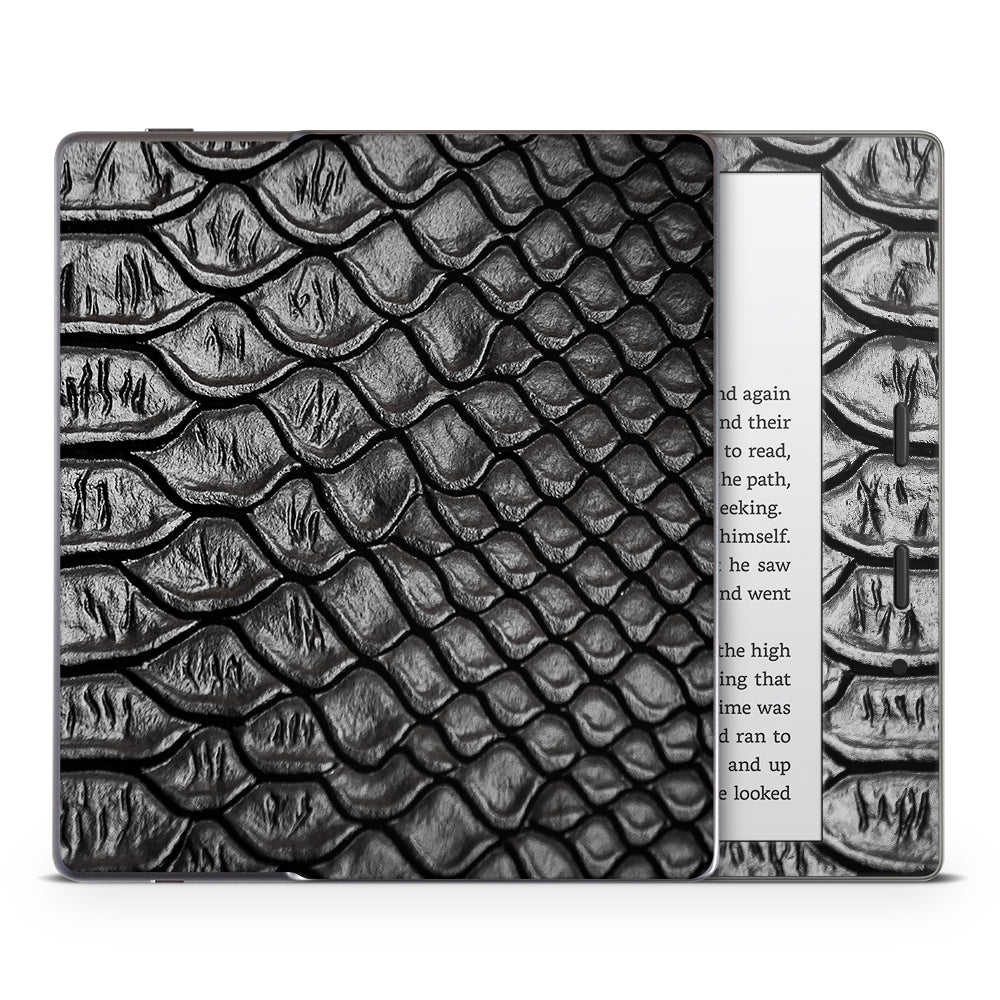 Black Snake Skin Kindle Oasis Skin