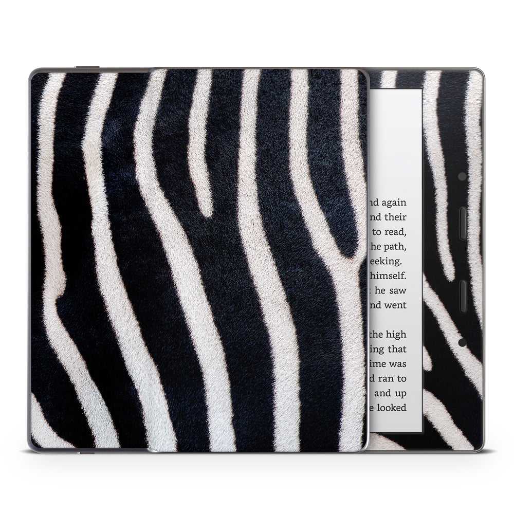 Zebra Print Kindle Oasis Skin