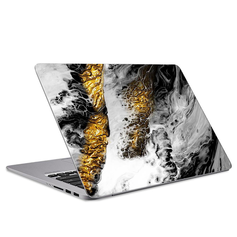 Grey Abstract Laptop Skin