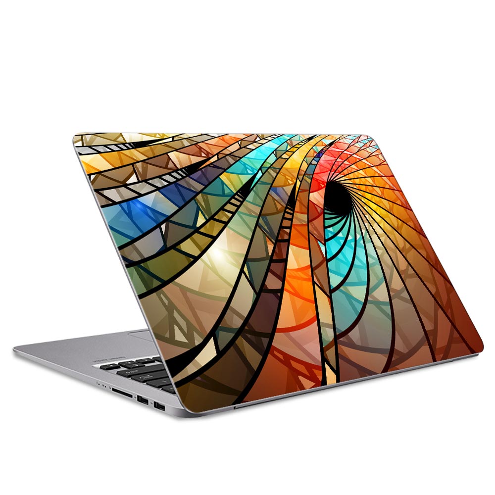 Autumn Spiral Laptop Skin