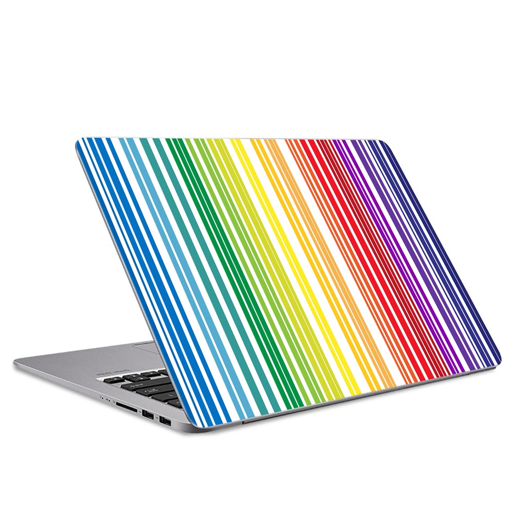 Rainbow Barcode Laptop Skin
