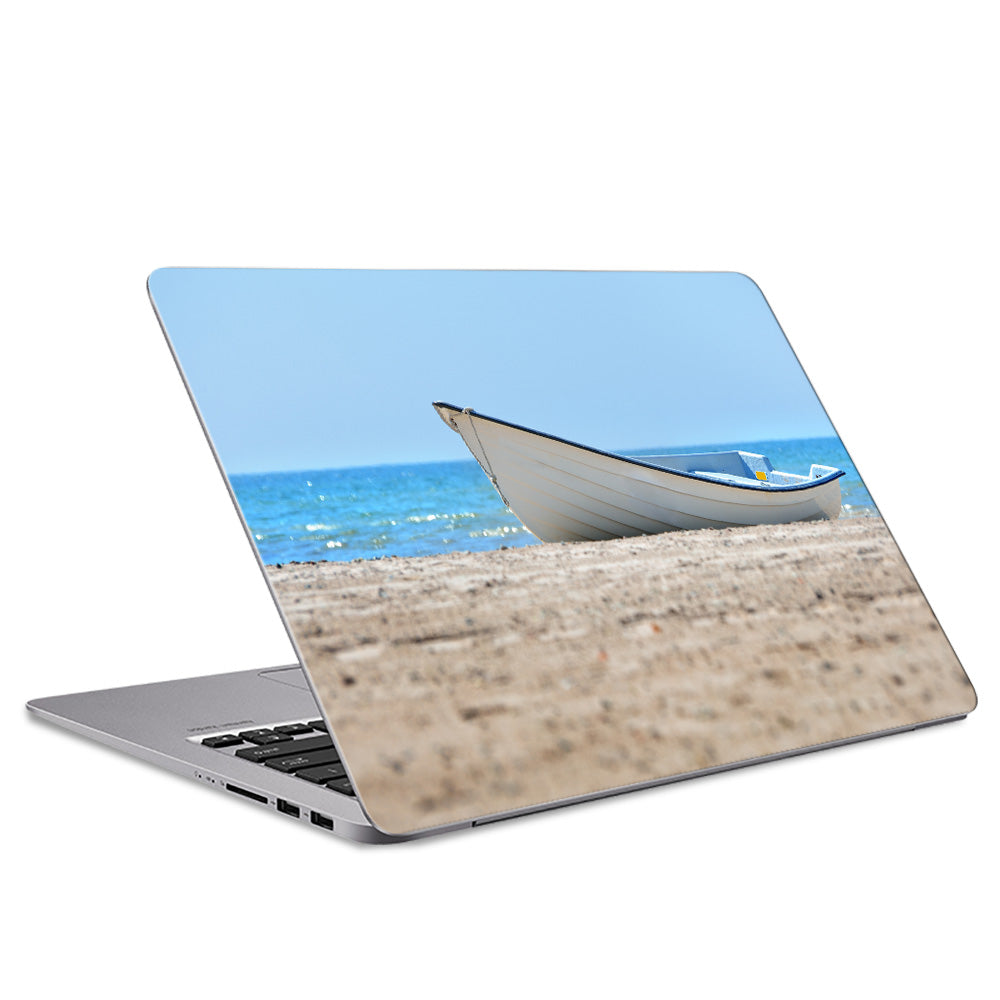 Beach Boat Laptop Skin