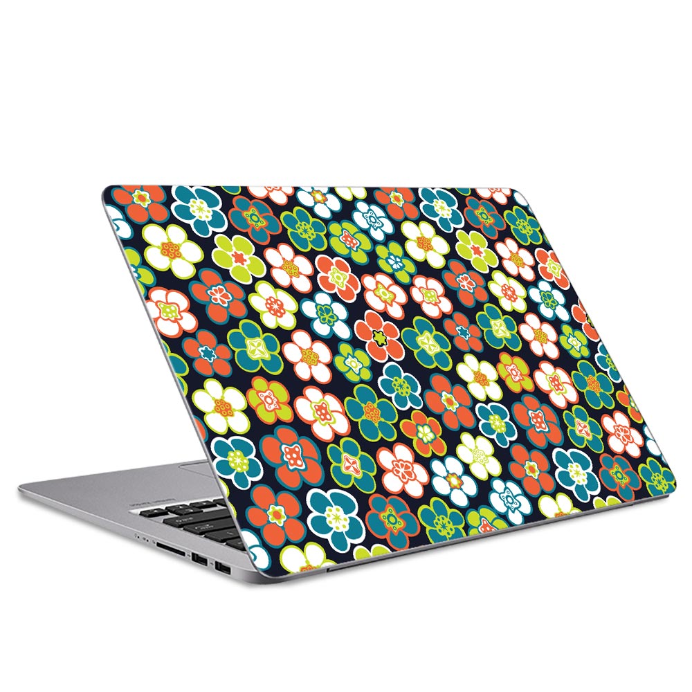 Bright Floral Laptop Skin