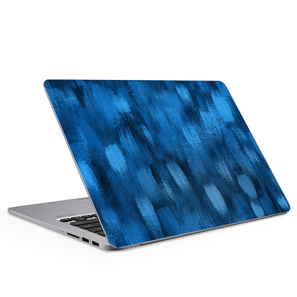 Brushed Blue Laptop Skin