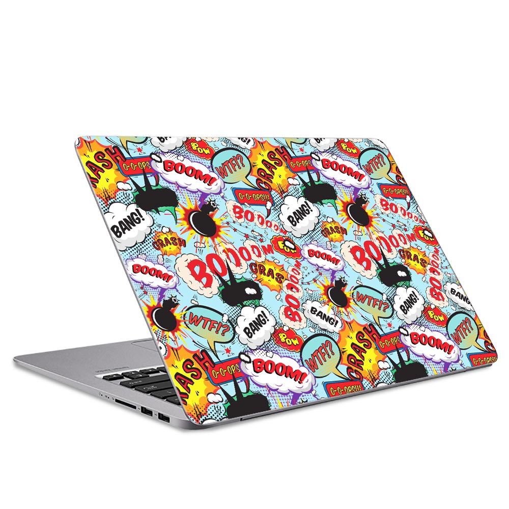 Comic Sounds Laptop Skin