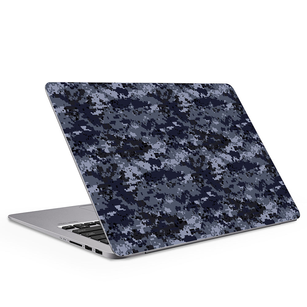 Digital Navy Camo Laptop Skin