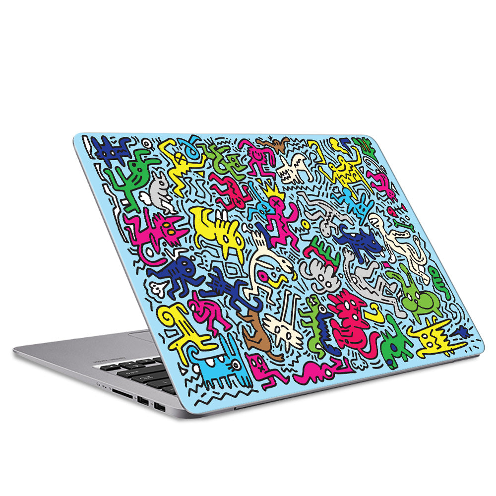 Doodle Crazy Laptop Skin