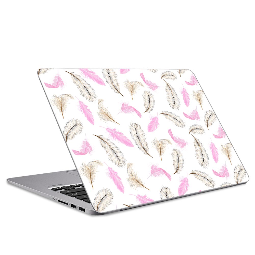Floating Feathers Laptop Skin
