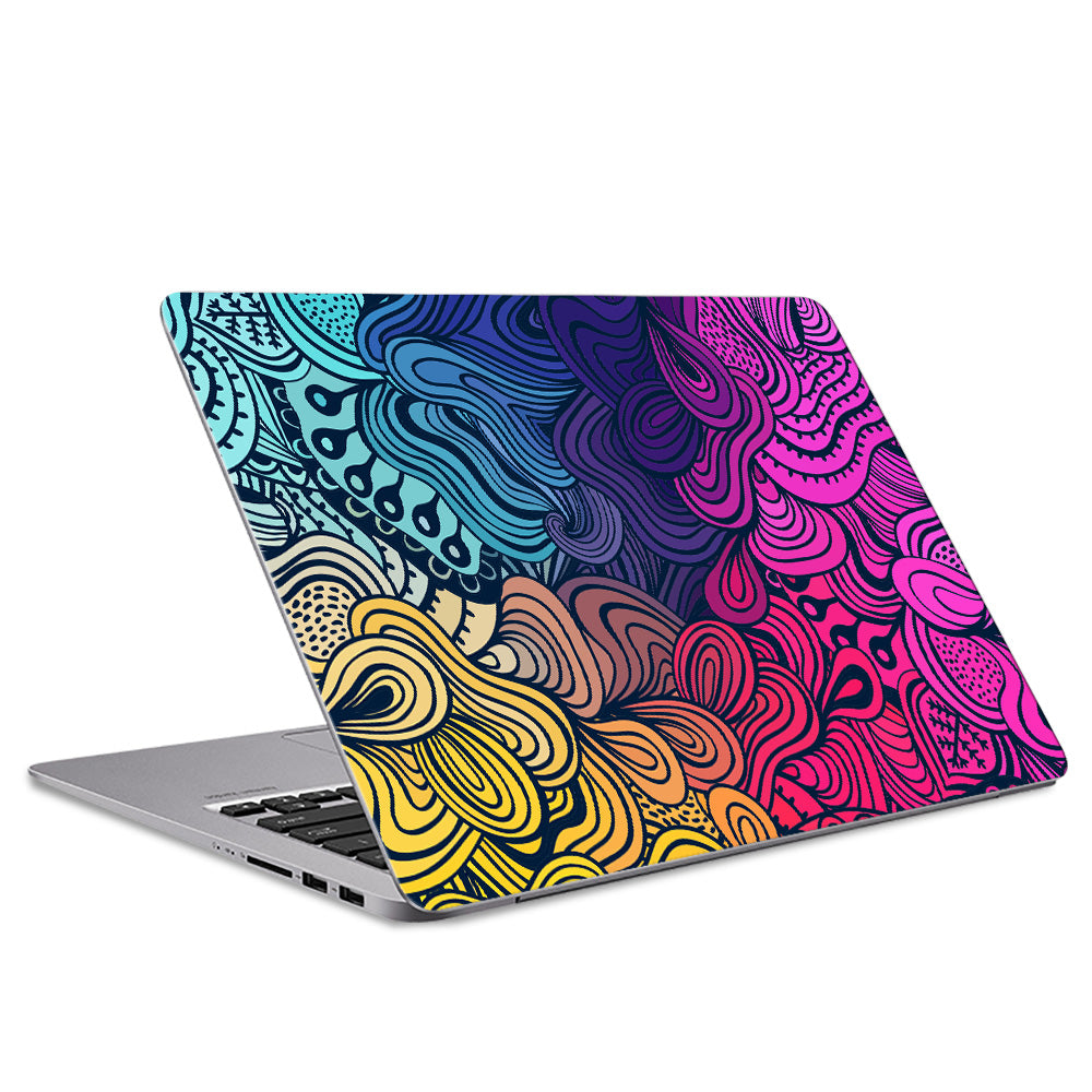 Floral Form Laptop Skin