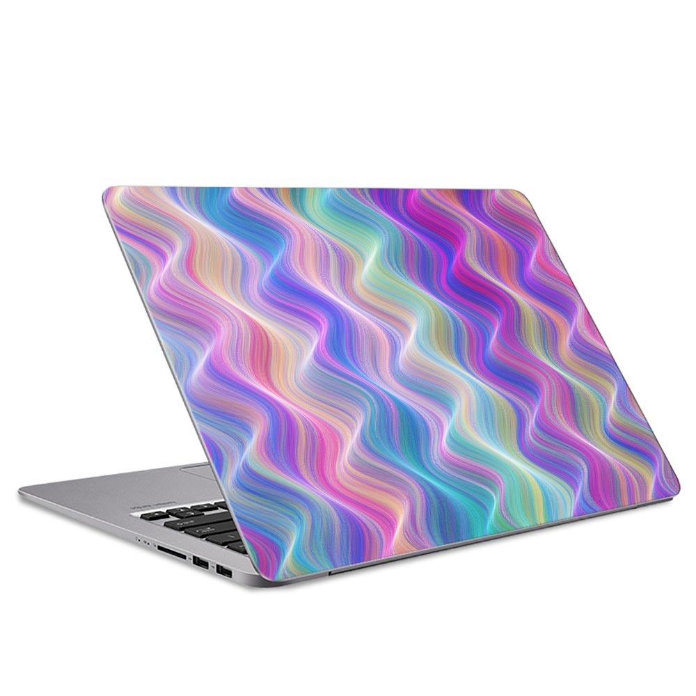 Rainbow Frizz Laptop Skin